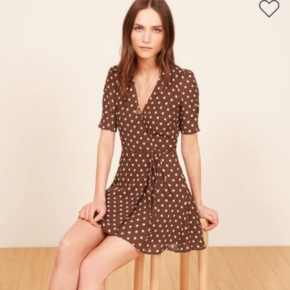 NEW Reformation Lucky Dress - Cappuccino